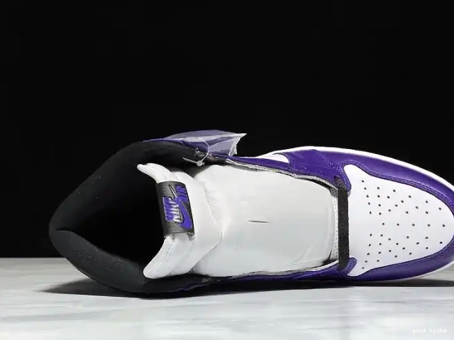 Rep Jordan 1 Court High Air Purple 555088-500 OG 0325
